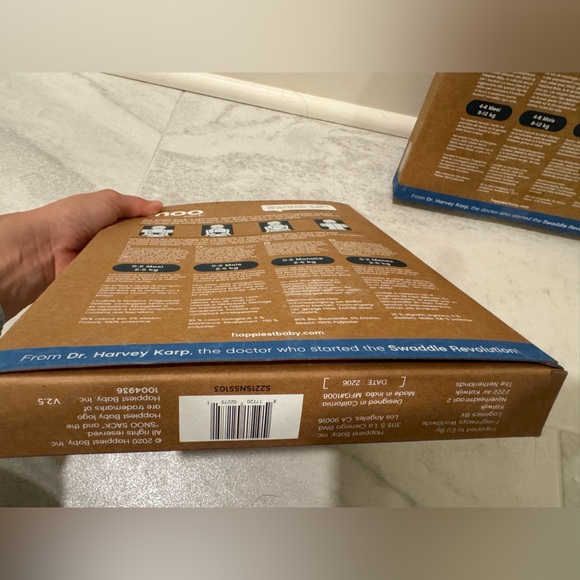 Happiest Baby SNOO Sacks - GRAY with white stars - Picture 2 of 9